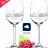 Leonardo Weinglas Mit Gravur - Düsseldorf Geschenk Im 2er Set - Weingeschenk - Souvenir Andenken & Mitbringsel - Geburtstagsgeschenk Für Sie & Ihn -Tassenladen baa52e2df8c3947e26303f41f0c13724