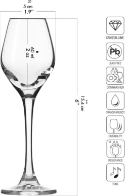 KROSNO Splendour Likörgläser, 6er-Set, 60 Ml -Tassenladen bd93905f20abfe5cf93847689e65234a