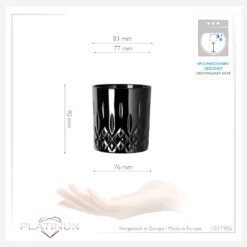 Schwarze Trinkgläser Mit Diamant Muster Aus Glas 250ml (max. 300ml) Gläser Whiskeygläser -Tassenladen c380768269fc98e7c5f9b4b46d573655