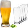 Biergläser 500ml (max. 640ml) Set 6-Teilig Bierseidel Weizengläser 0,5L Glas -Tassenladen c4dab575b9e10a5fd216efa6cc55eebb