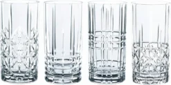 Nachtmann 0097784-0 Longdrinkbecher 'Highland' Kristallglas, 375 Ml, H: 15,1 Cm, ø 7,7 Cm, Transparent, 4-teilig (1 Set) -Tassenladen c9513499898ab58e721437f0df17337c