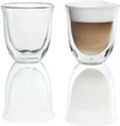 De'Longhi DeLonghi Cappuccino 2er Doppelwandiges Thermoglas -Tassenladen c9e6ee59d05ed4becbe55f4292df0ba7