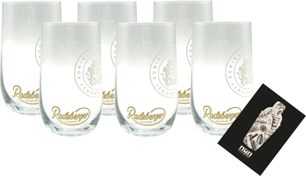 Radeberger Pilsener Bierglas 6er Set Bier Glas Gläser Mit 0,3L Eichung 3 Radeberger Pilsener Bierglas 6er Set Bier Glas Gläser Mit 0,3L Eichung