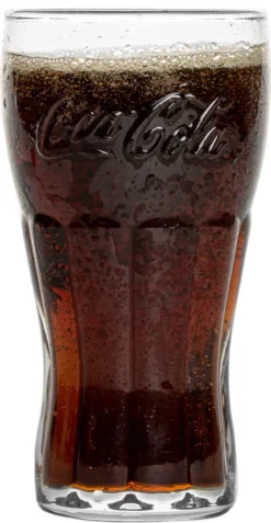 Coca-Cola Relief-Glas 27cl - 6-er Set -Tassenladen ce21e862c64f745b174c3f059551dd53