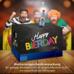 Itenga Bierkasten Geschenkverpackung Happy Bierday Hülle Zum Aufstecken Auf Bierkasten -Tassenladen ce6d04495758f6fcd43aa0ceed2d727a