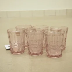 Wassergläser Solange Reliefmuster 6xSet Rosa Transparent 265ml 13 Wassergläser Solange Reliefmuster 6xSet Rosa Transparent 265ml -Tassenladen d045bbf15a0ebf8135c94315d532bf92