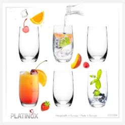 Elegante Trinkgläser 360ml (max. 440ml) Set 6 Teilig Wassergläser Saftgläser -Tassenladen d085aa4dbfcdfe3923303f12b0251e3b