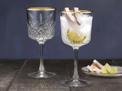 Pasabahce Timeless Golden Touch Kelchgläser 4er Set, Weingläser, 330ml -Tassenladen d3e1f8a8d4c58931d67e5713729376ae