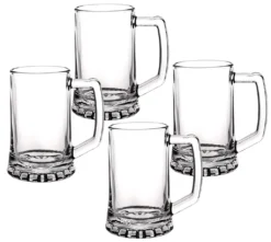 Bierseidel 380ml Jarra - Sternboden 4 Stück - Bierkrug