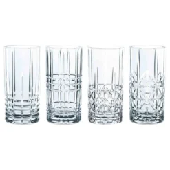 Nachtmann 0097784-0 Longdrinkbecher 'Highland' Kristallglas, 375 Ml, H: 15,1 Cm, ø 7,7 Cm, Transparent, 4-teilig (1 Set) -Tassenladen d723b3071ac338d99801df83c6d5afc4