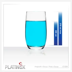 Elegante Trinkgläser 360ml (max. 440ml) Set 6 Teilig Wassergläser Saftgläser -Tassenladen db9465558b8fc152c02b1fb44321ac65