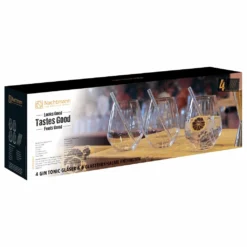 Nachtmann Tastes Good Vorteilsset 4 Gin Tonic Gläser + 4 Glastrinkhalme + Reinigungsbürste -Tassenladen dd3539a492be85bdd6ba356b7c263089