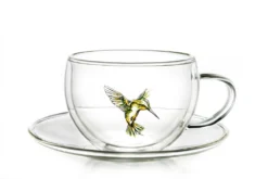 Creano 6er-Set Thermo-Tasses "Hummi" Für Tee/Latte Macchiato, Doppelwandig, Mit Kolibri-Muster | 250ml In Exklusiver Geschenkpackung -Tassenladen dfe4431ba3901b4d5e02ad9fc36af52f