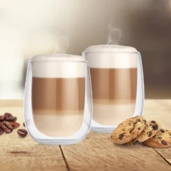 GOURMETmaxx Latte Macchiato Thermogläser - 2er-Set -Tassenladen e3073dad9d4a46965d9990a44a226a69