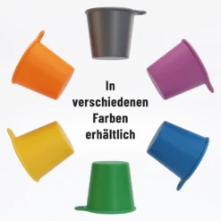 SoPro 12x Schnapsbecher Plastik 4 Cl Wiederverwendbar - Shotgläser 40 Milliliter Schwarz - Mehrweg Schnapsglas Zum Umhängen -Tassenladen e5dab868902bef48f192d276de02de4e 1