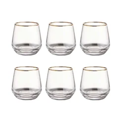 BUTLERS TOUCH OF GOLD 6x GlÀser Mit Goldrand 345ml