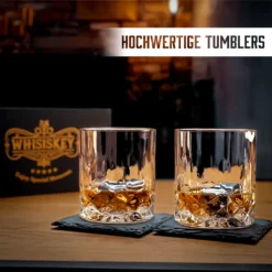 Whisiskey - Whiskygläser Set – 2 Tumbler Gläser (2x 320 Ml) – Whisky Geschenkset - Whisky Zubehör Set - Geschenke Für Männer 11 Whisiskey - Whiskygläser Set – 2 Tumbler Gläser (2x 320 Ml) – Whisky Geschenkset - Whisky Zubehör Set - Geschenke Für Männer -Tassenladen edc281f1101a58bc6fa883aa84a0afdd