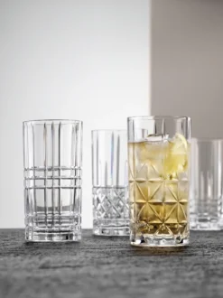 Nachtmann 0097784-0 Longdrinkbecher 'Highland' Kristallglas, 375 Ml, H: 15,1 Cm, ø 7,7 Cm, Transparent, 4-teilig (1 Set) -Tassenladen f173f80327e7686497f2f5ab30ffe20c