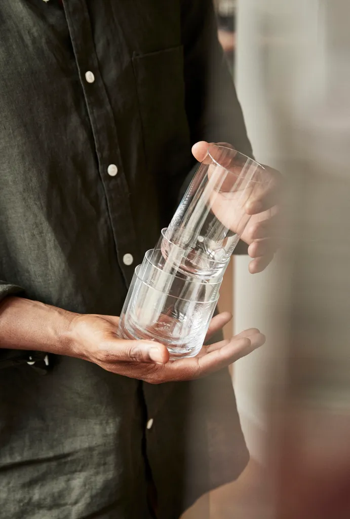 AARKE Gläser 4er Set Nesting Glasses 4x 290ml Kristallglas Stapelbar Trinkgläser 14 AARKE Gläser 4er Set Nesting Glasses 4x 290ml Kristallglas Stapelbar Trinkgläser – Bild 12