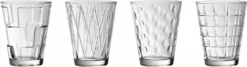 Villeroy & Boch Dressed Up Wasserglas Set 4tlg Clear 105mm / 0,31 L 1136208152