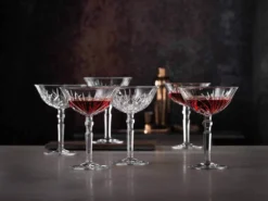 Nachtmann Cocktailschale Palais 230 Ml, Kristallglas Mit Schliffdesign (6 Stück) -Tassenladen f5a392ef6c9bbe954b6a25bda1bcb013