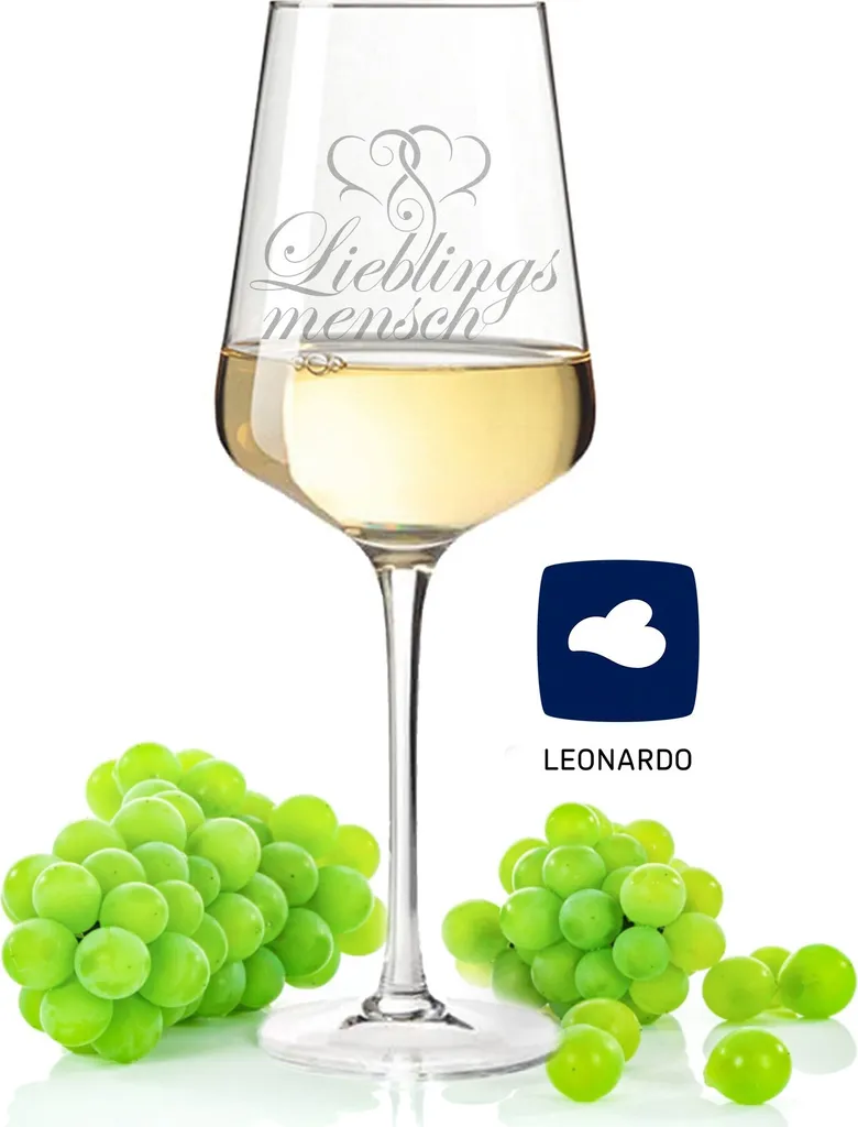 Leonardo Weinglas Mit Gravur "Lieblingsmensch" : Puccini 3 Leonardo Weinglas Mit Gravur "Lieblingsmensch" : Puccini