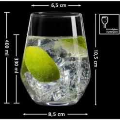 Ritzenhoff & Breker Longdrinkglas "MAMBO" 0,4 L -Tassenladen f815f6ff41a952d12531dfc9d9aa6d1a