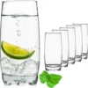 Trinkgläser Set 6 Teilig 350ml Geformter Boden Wassergläser Saftgläser -Tassenladen fc95178ed82face4cbadbe5e870140c1