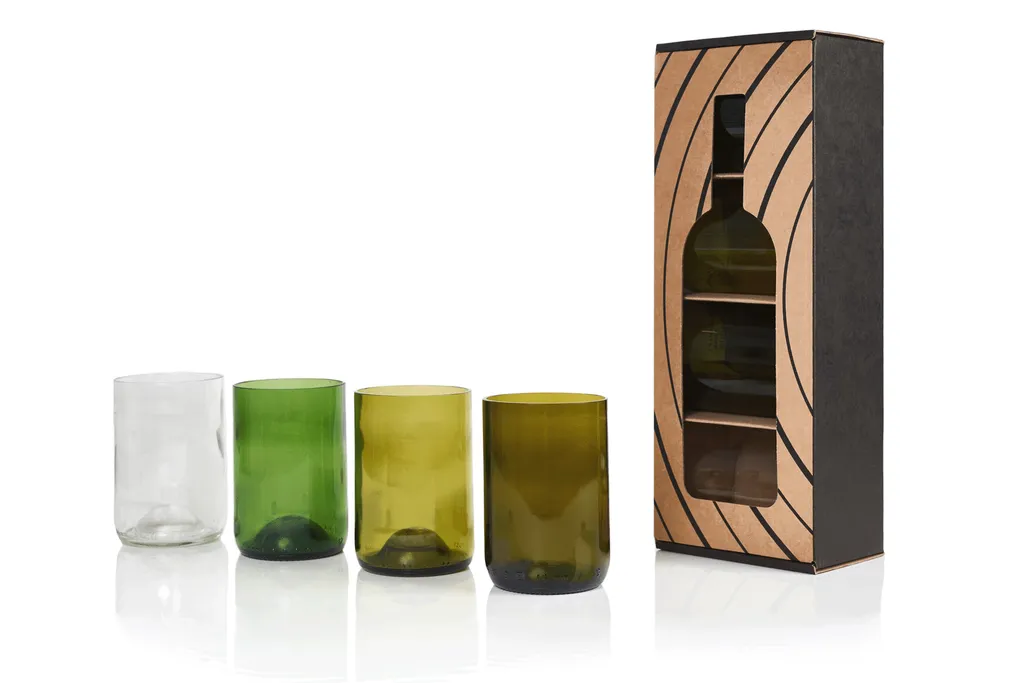 Rebottled Wasserglas Mix 330 Ml - 4 Stück 4 Rebottled Wasserglas Mix 330 Ml - 4 Stück – Bild 2