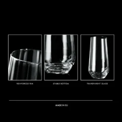 KROSNO Splendour Longdrinkgläser, 6er-Set, 480 Ml -Tassenladen ffcd1f22be394cb7a247d7d4817a0e2b